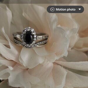 Wedding Band & Engagement Ringng Set